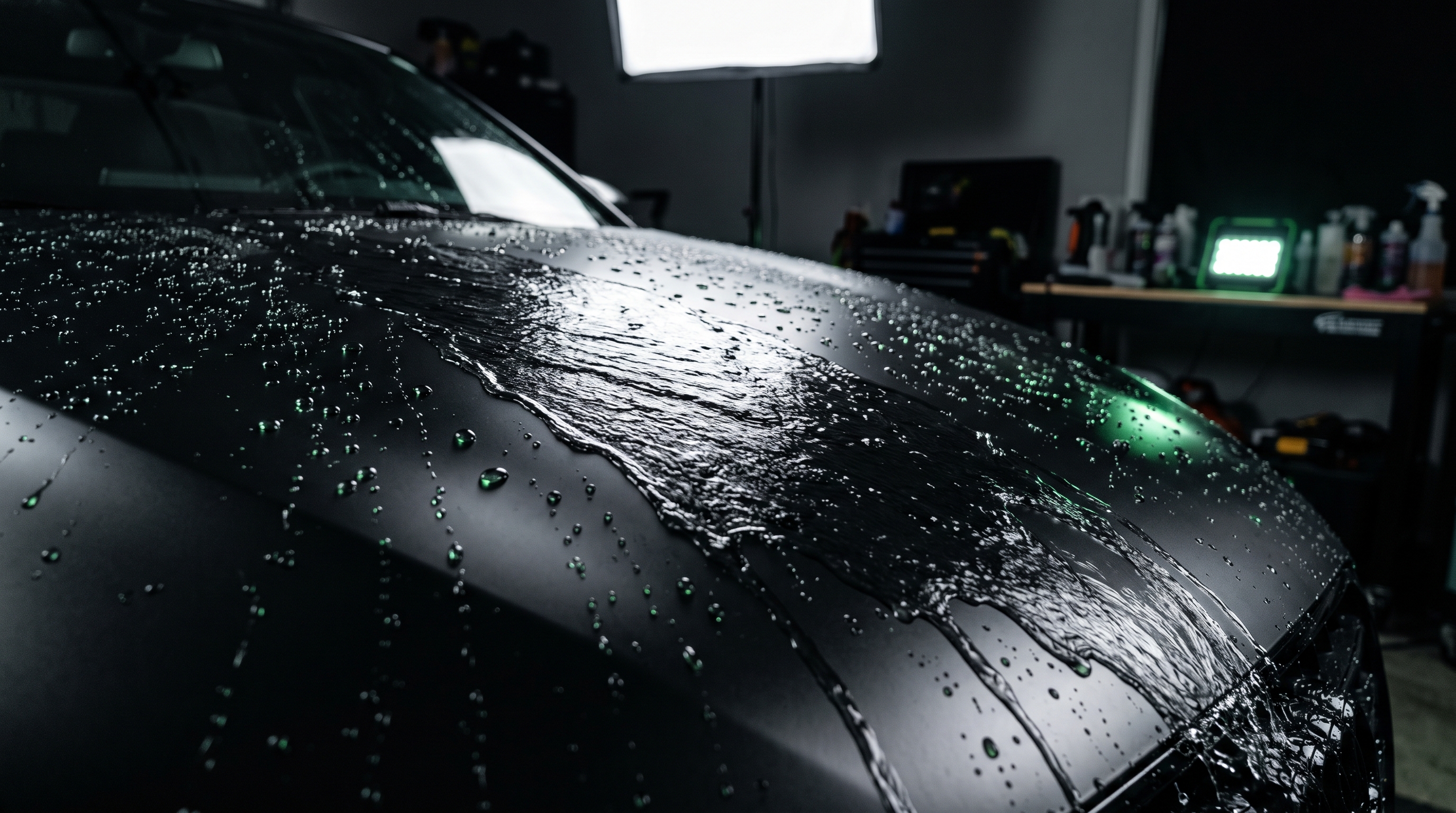 Ceramic Coating — Water Sheeting